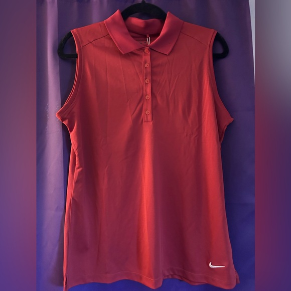 Nike Women’s Dry-Fit Golf Polo Shirt Size L - Picture 1 of 4